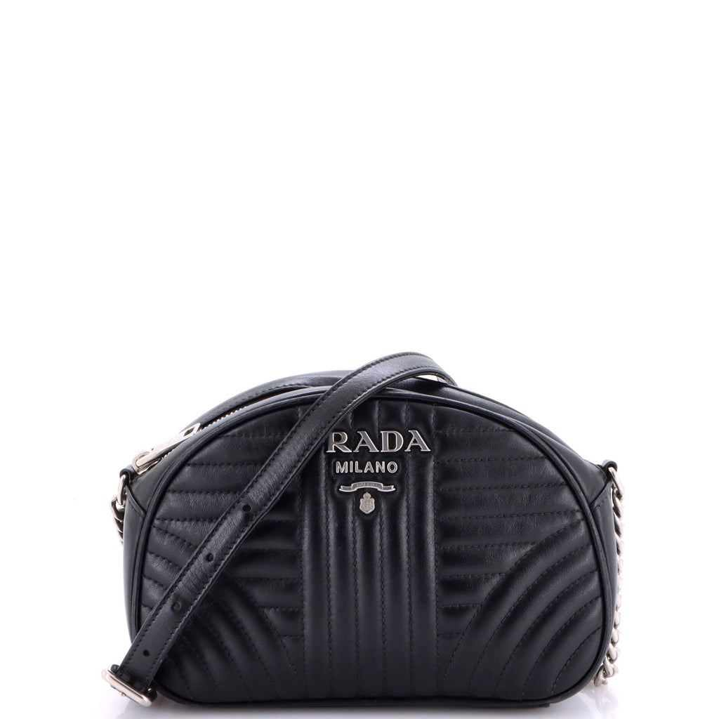 Dome Crossbody Bag Diagramme Quilted Leather Small