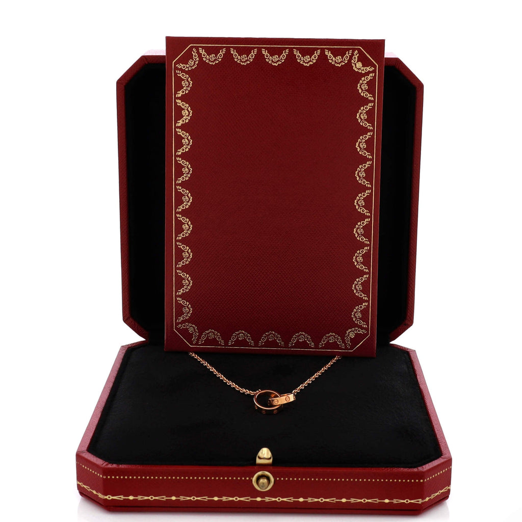Love Interlocking Necklace 18K Yellow Gold
