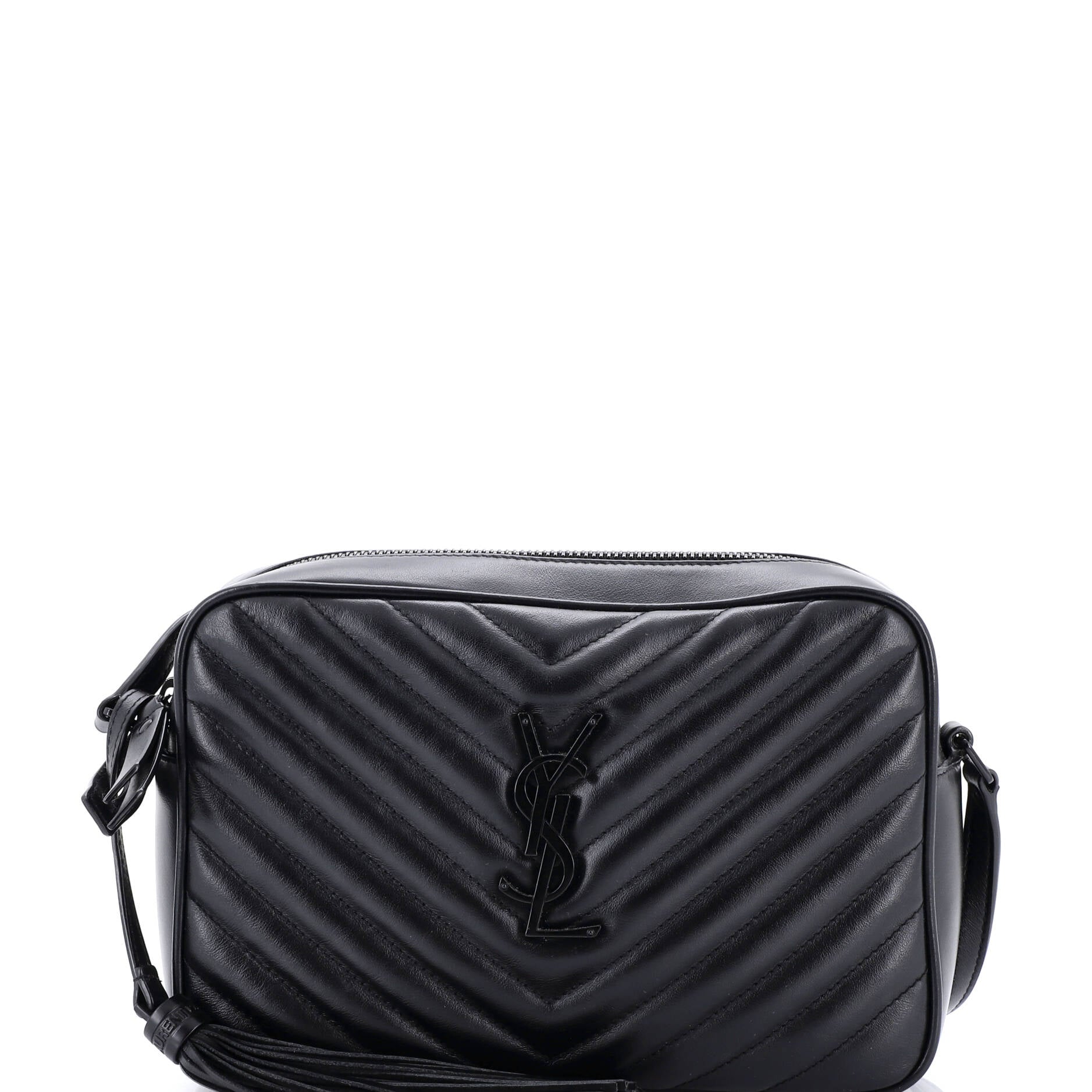Lou Camera Bag Matelasse Chevron Leather Small