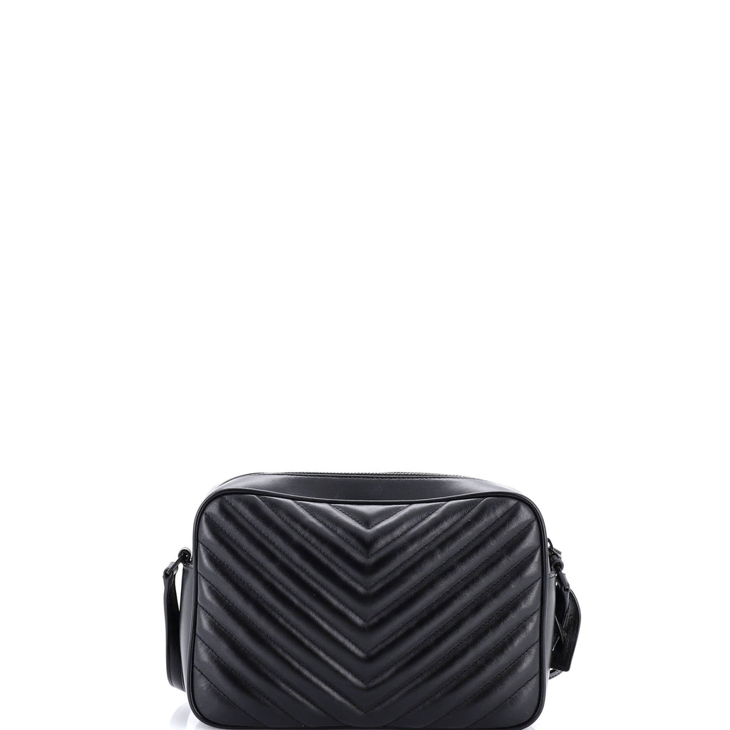 Lou Camera Bag Matelasse Chevron Leather Small