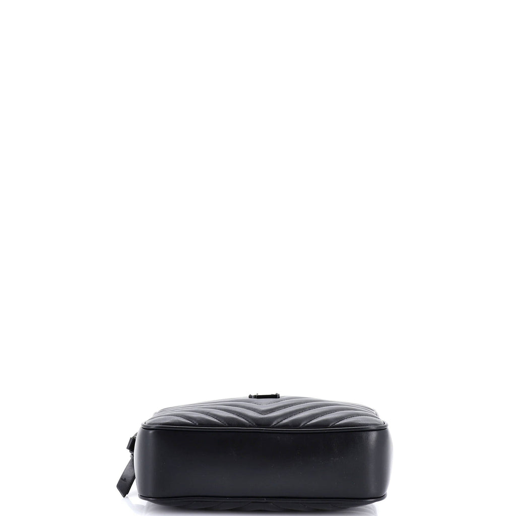 Lou Camera Bag Matelasse Chevron Leather Small