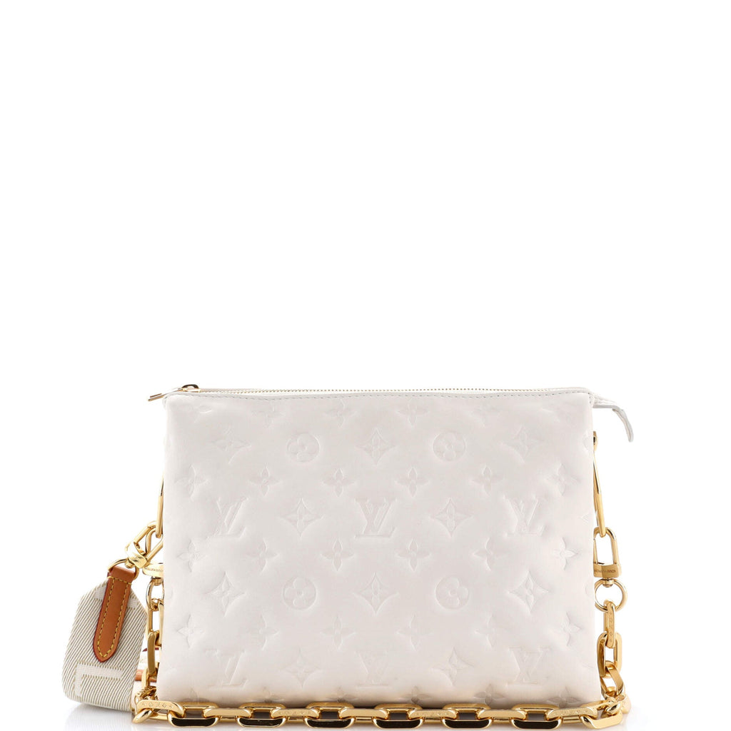 Coussin Bag Monogram Embossed Lambskin PM