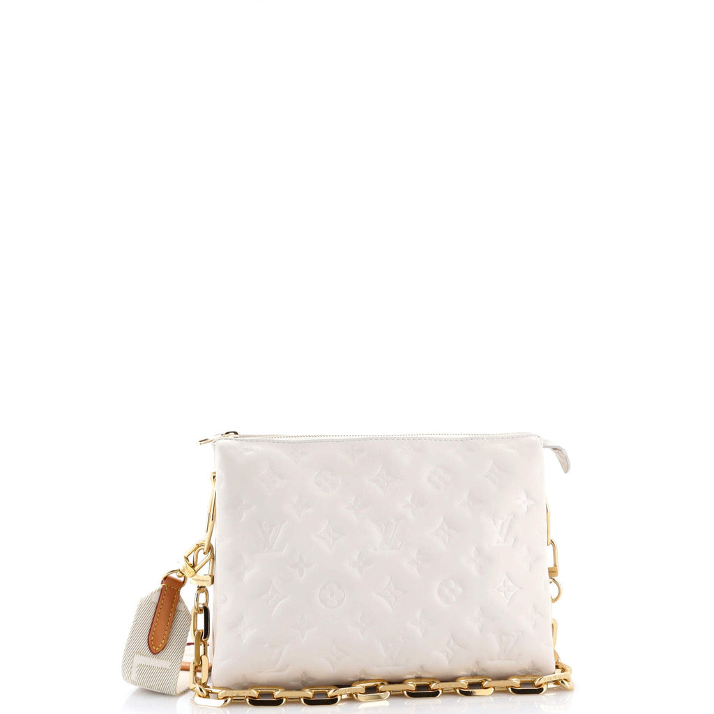 Coussin Bag Monogram Embossed Lambskin PM