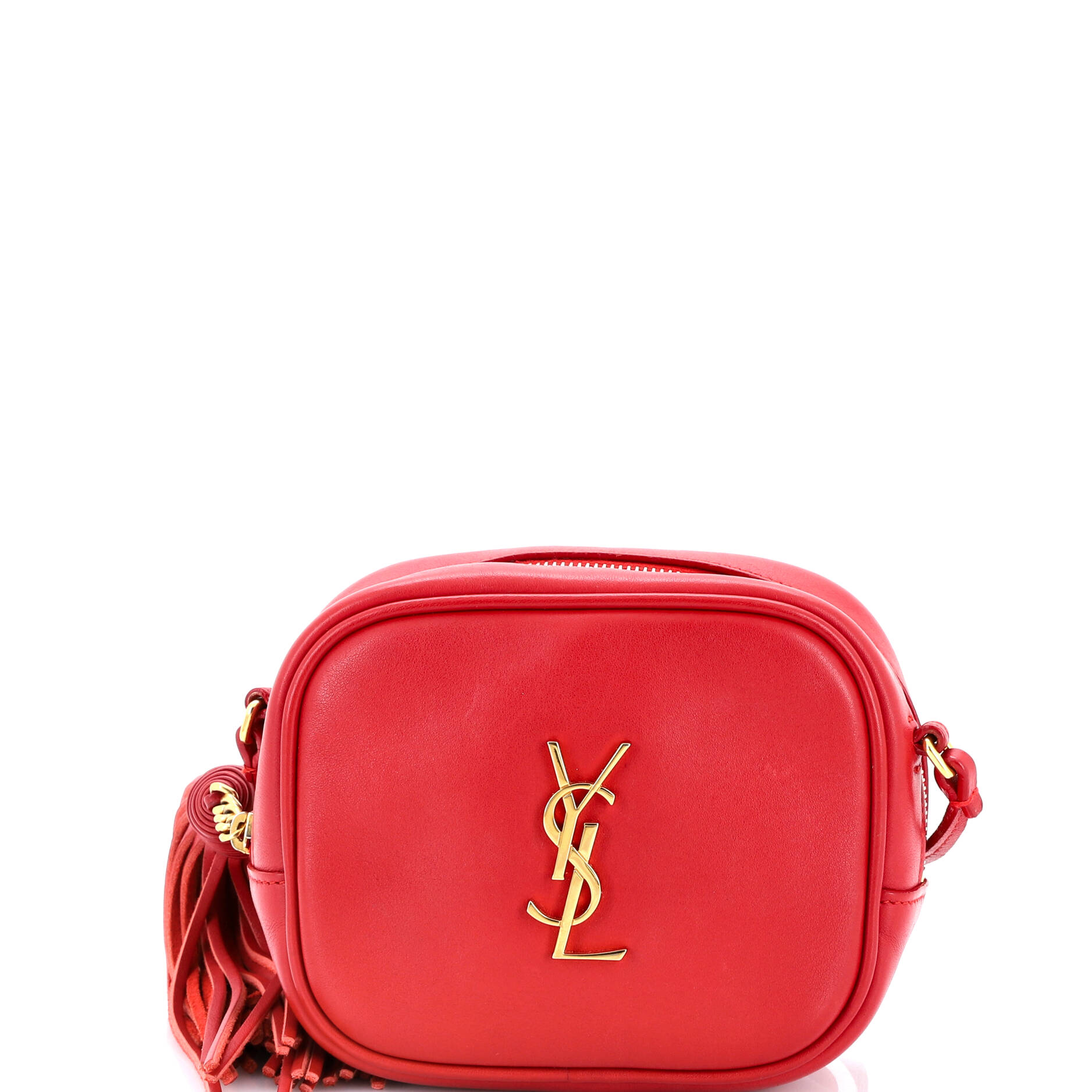 Classic Monogram Blogger Crossbody Bag Leather Small