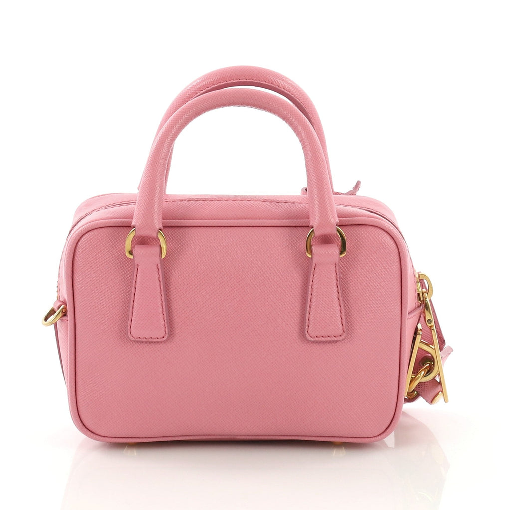 Bauletto Handbag Saffiano Leather Mini