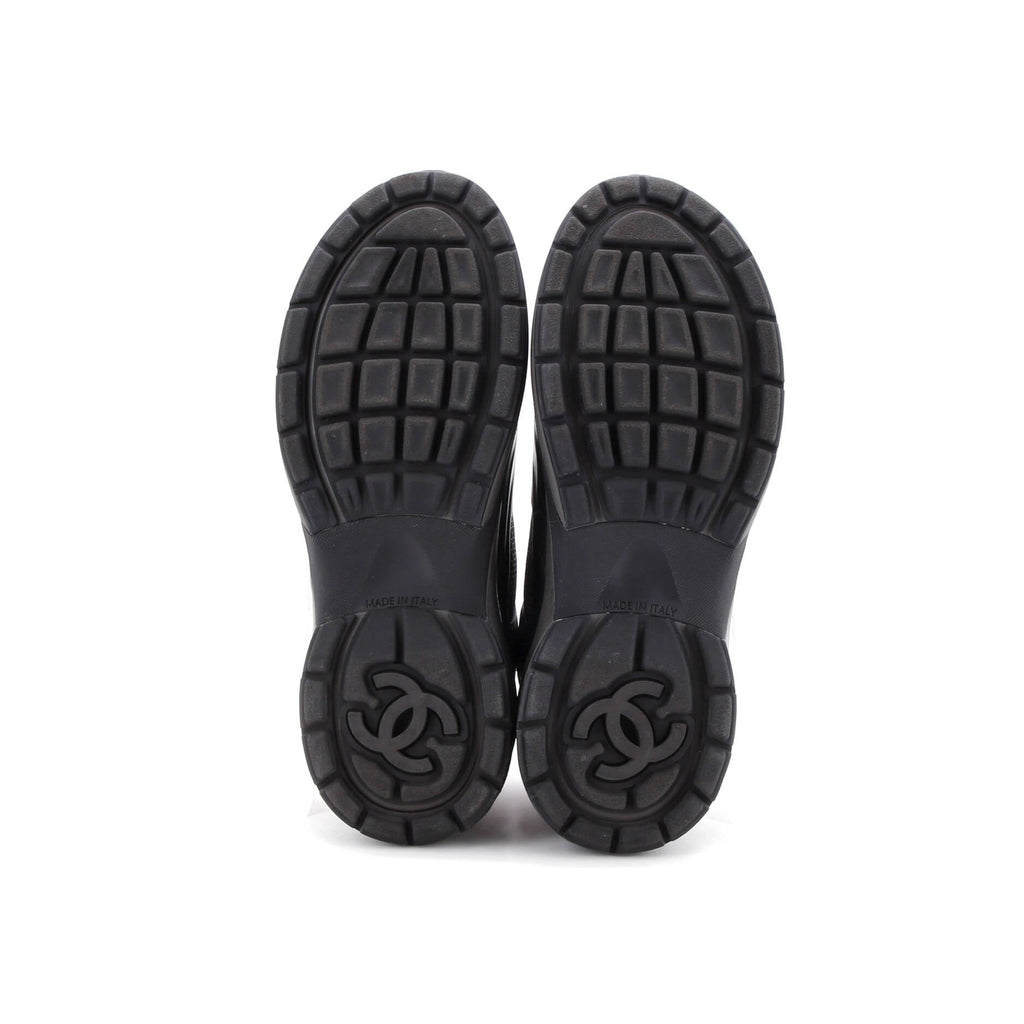 Women's CC Low-Top Sneakers Mesh and Laminated Leather