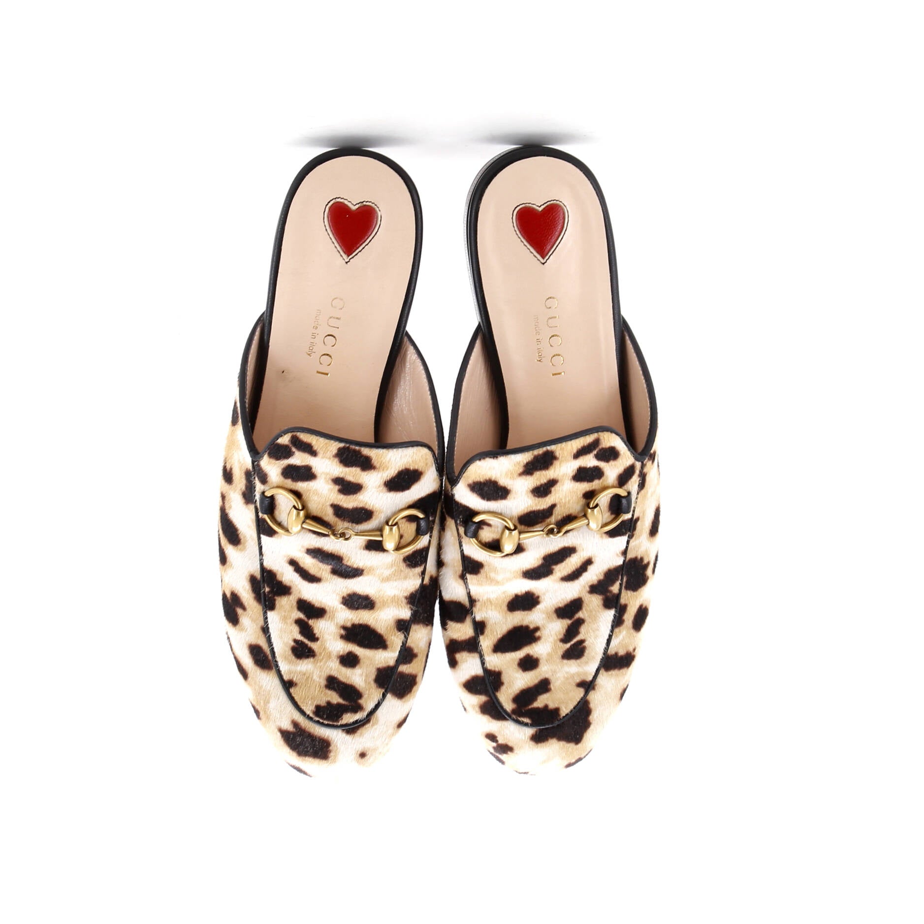 Women's Princetown Mules Printed Calf Hair