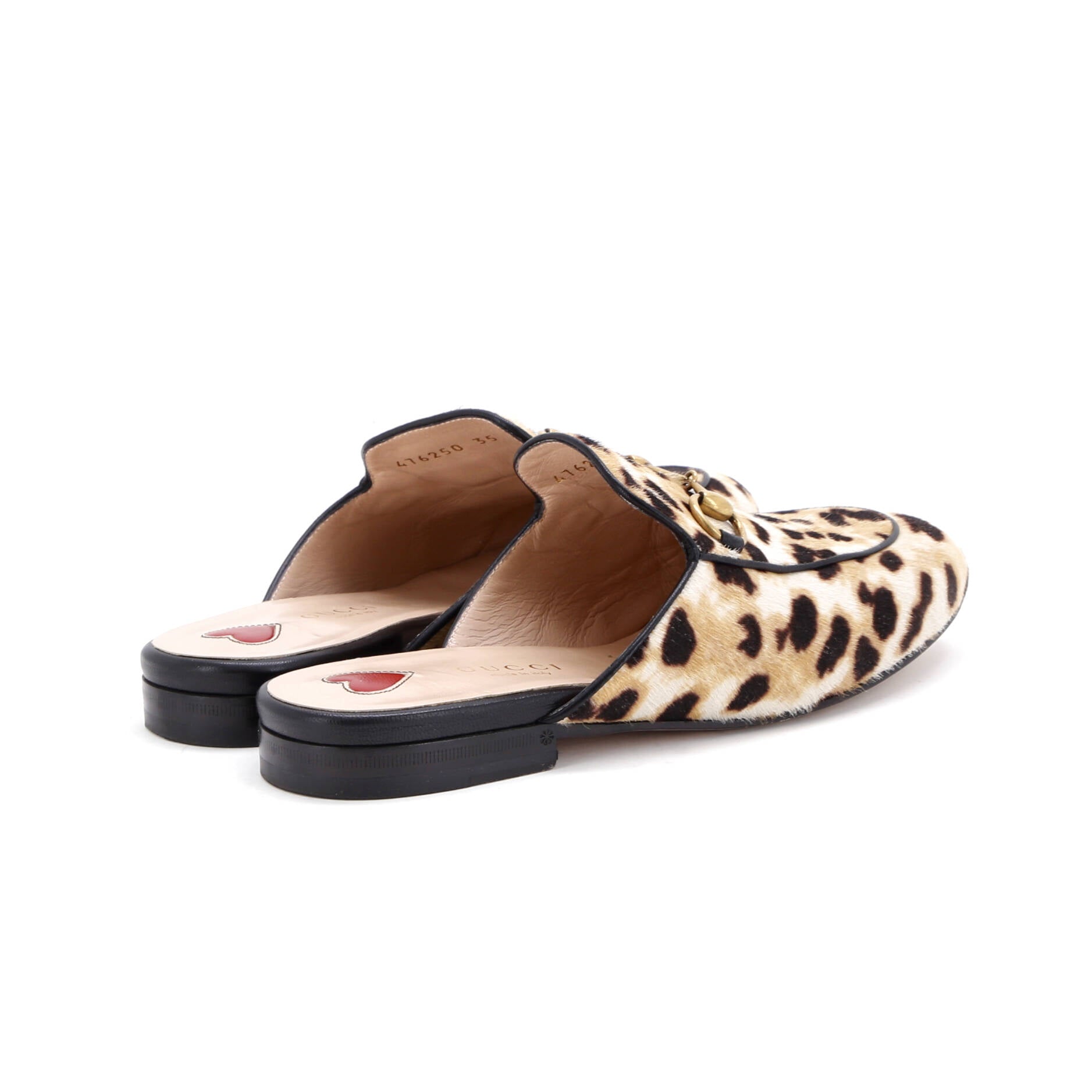 Women's Princetown Mules Printed Calf Hair