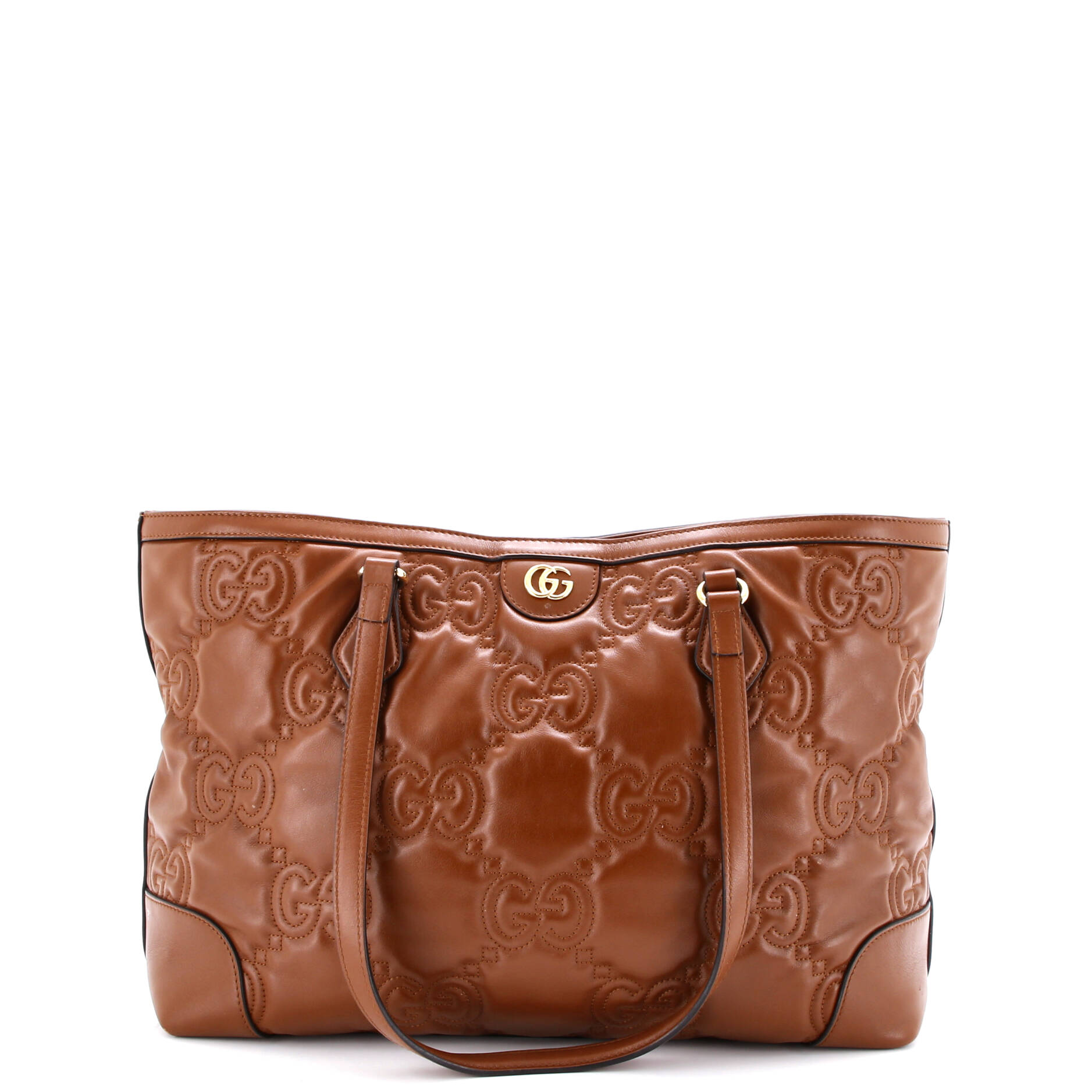 Ophidia Open Tote GG Matelasse Leather Medium