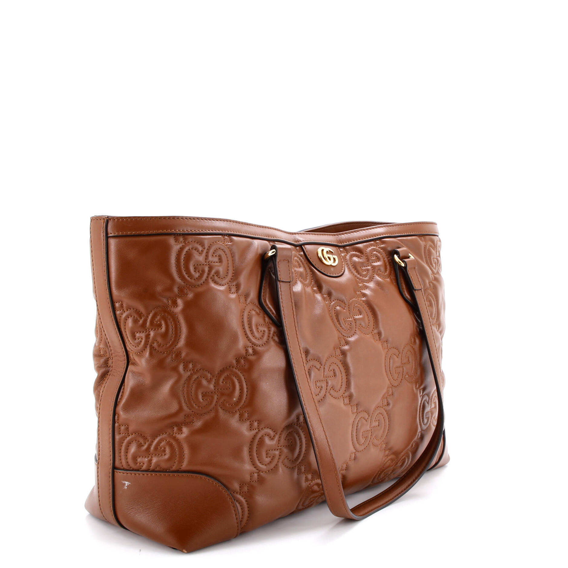Ophidia Open Tote GG Matelasse Leather Medium