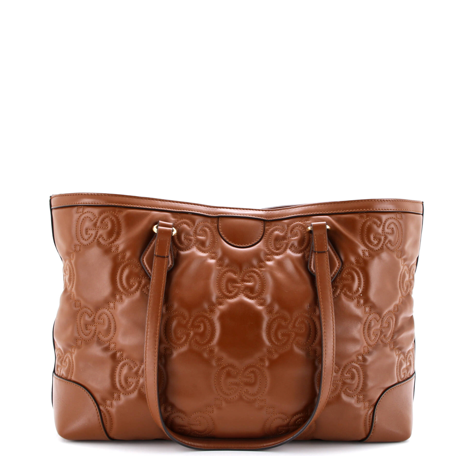 Ophidia Open Tote GG Matelasse Leather Medium