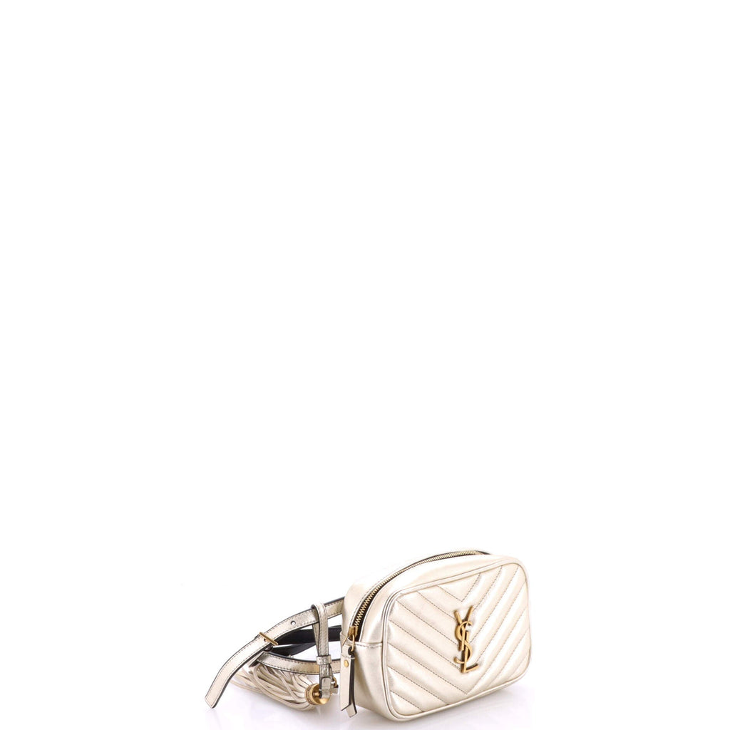 Lou Belt Bag Matelasse Chevron Leather