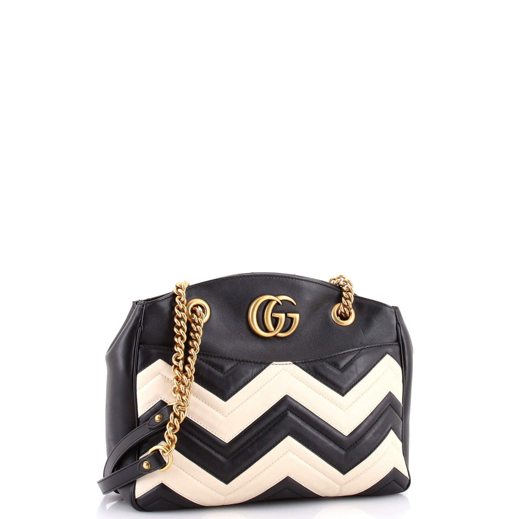 GG Marmont Chain Tote Matelasse Leather Medium