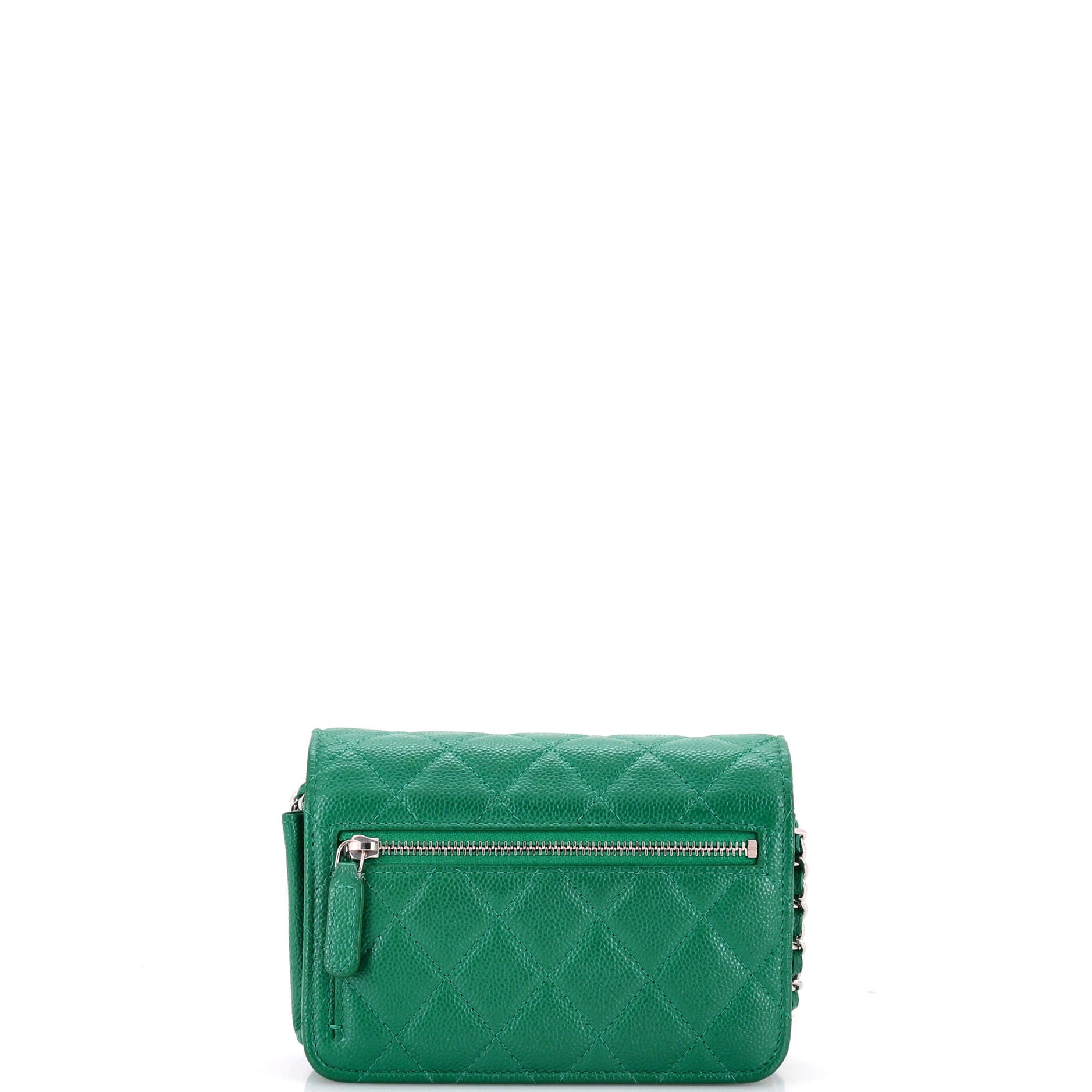 Wallet on Chain Quilted Caviar Mini