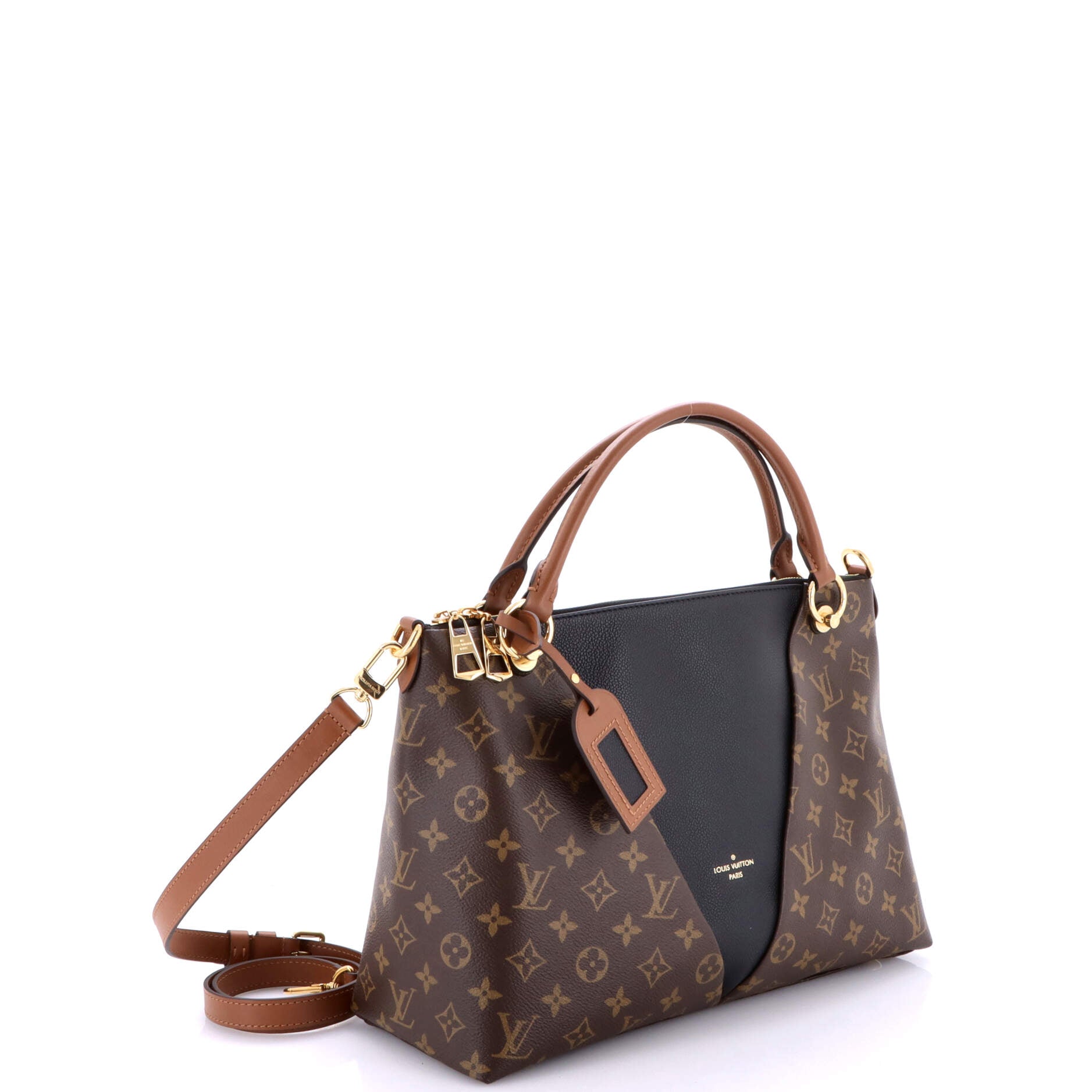 V Tote Monogram Canvas and Leather MM