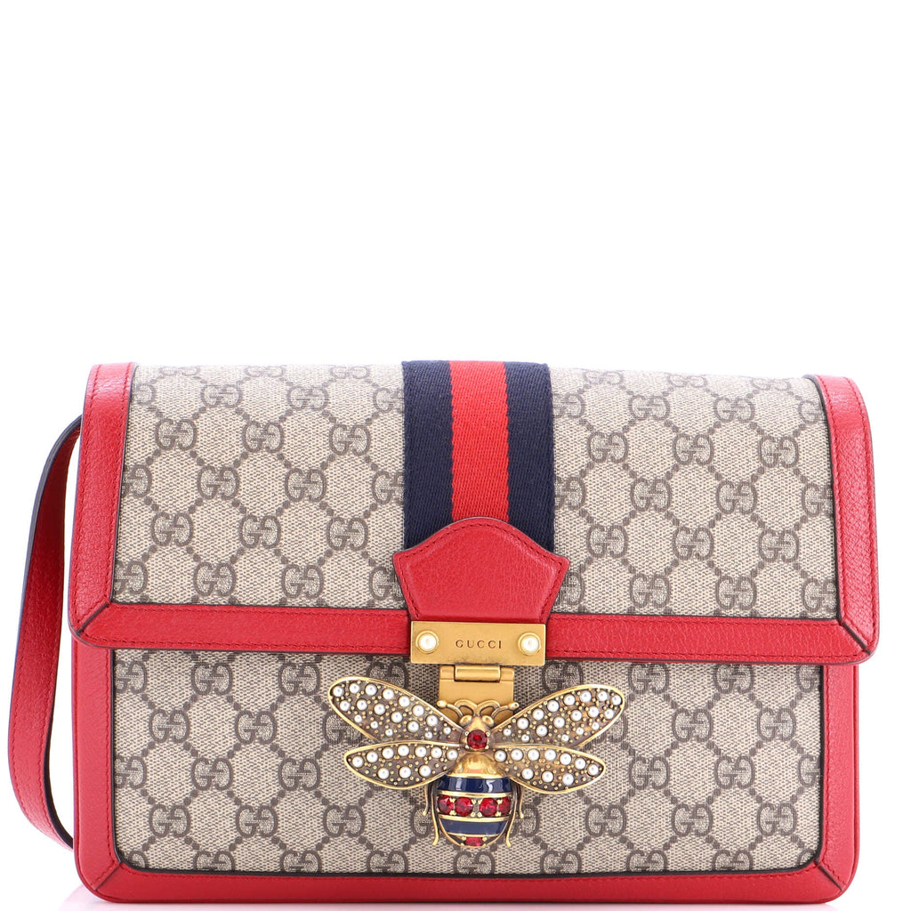 Queen Margaret Shoulder Bag GG Coated Canvas Medium