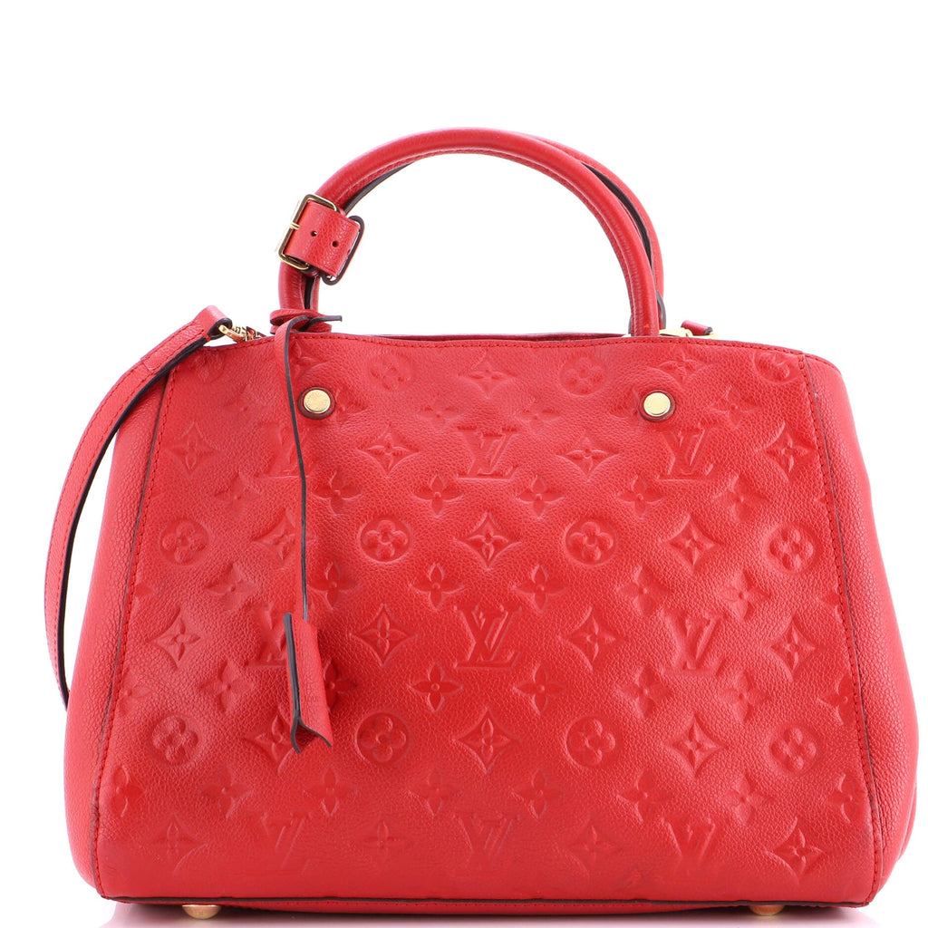 Montaigne Handbag Monogram Empreinte Leather MM