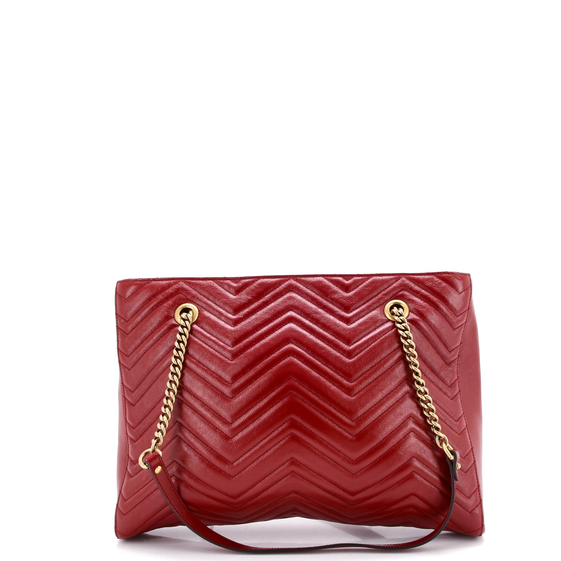 GG Marmont Zip Tote Matelasse Leather Medium