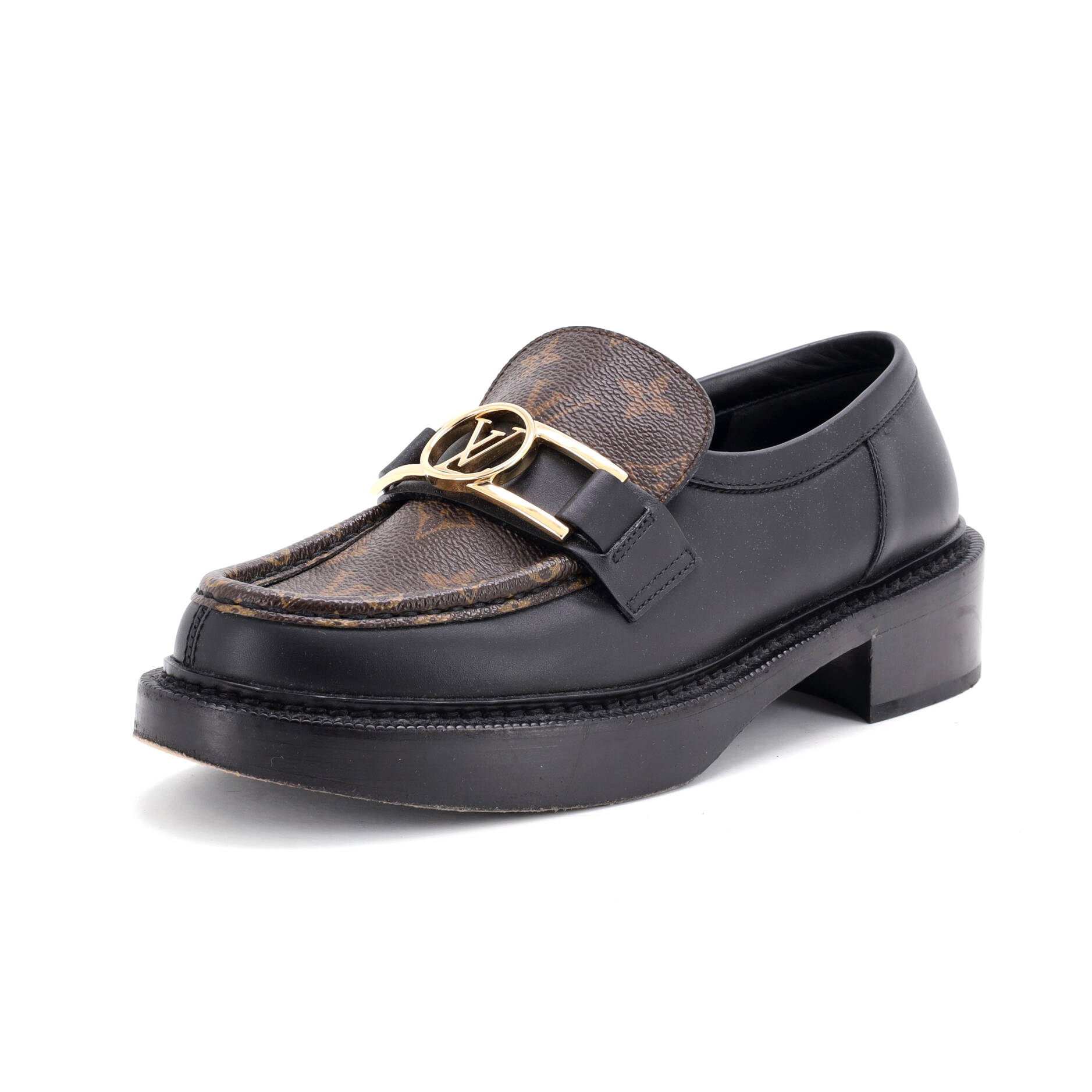 Women's Academy Loafers Monogram Canvas and Leather
