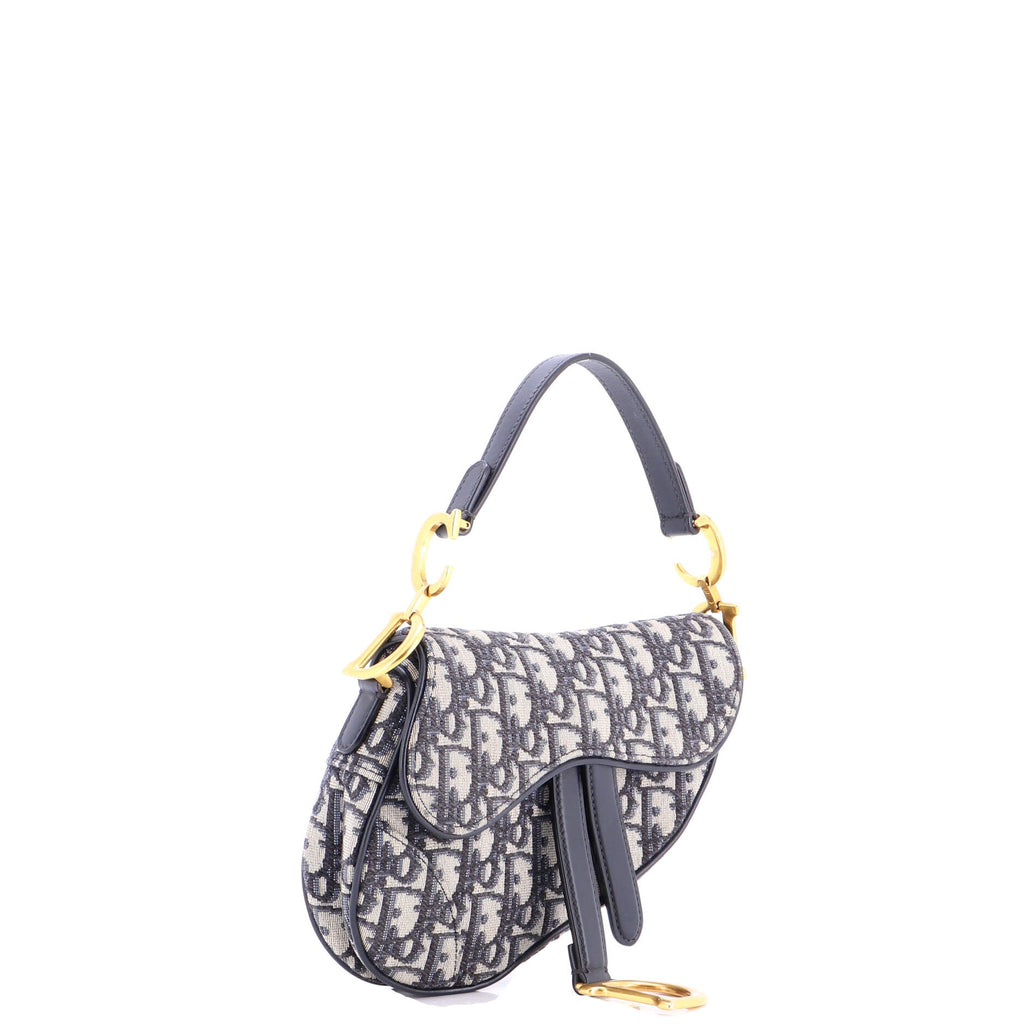 Saddle Handbag Oblique Canvas Mini