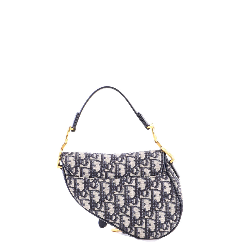Saddle Handbag Oblique Canvas Mini