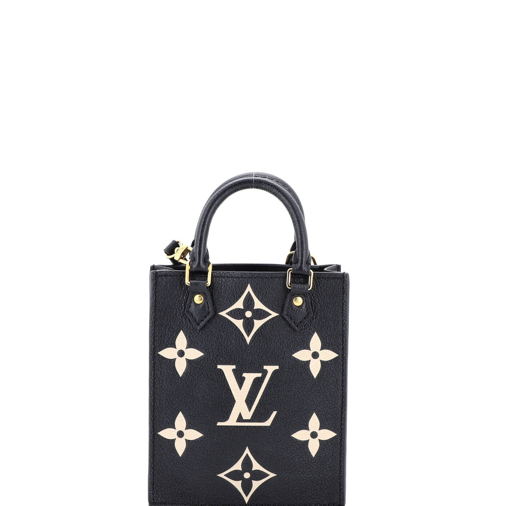 Petit Sac Plat Bag Bicolor Monogram Empreinte Giant