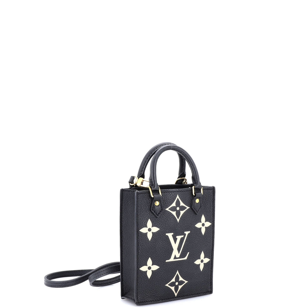 Petit Sac Plat Bag Bicolor Monogram Empreinte Giant