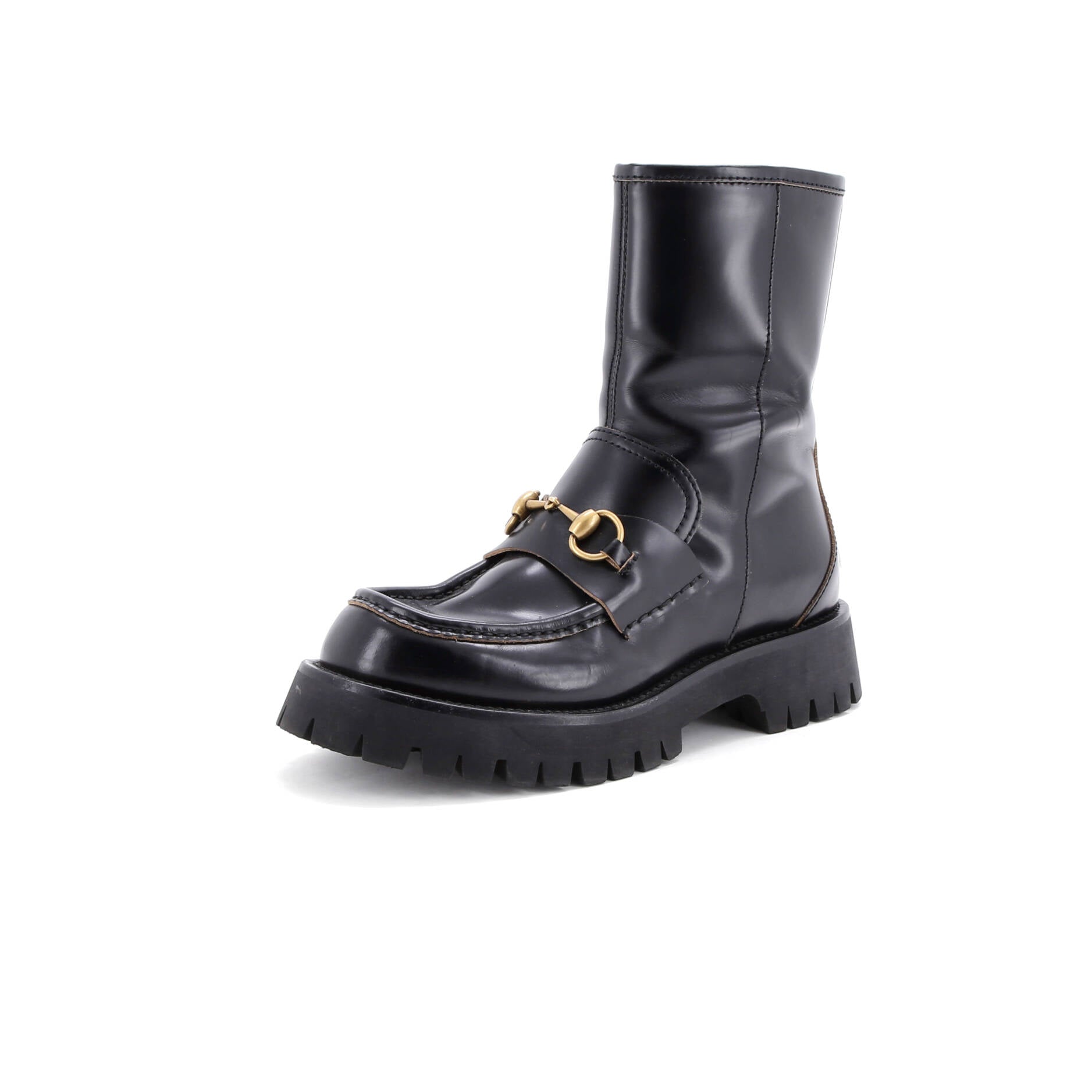 Women's Harald Horsebit Platform Ankle Boots Leather