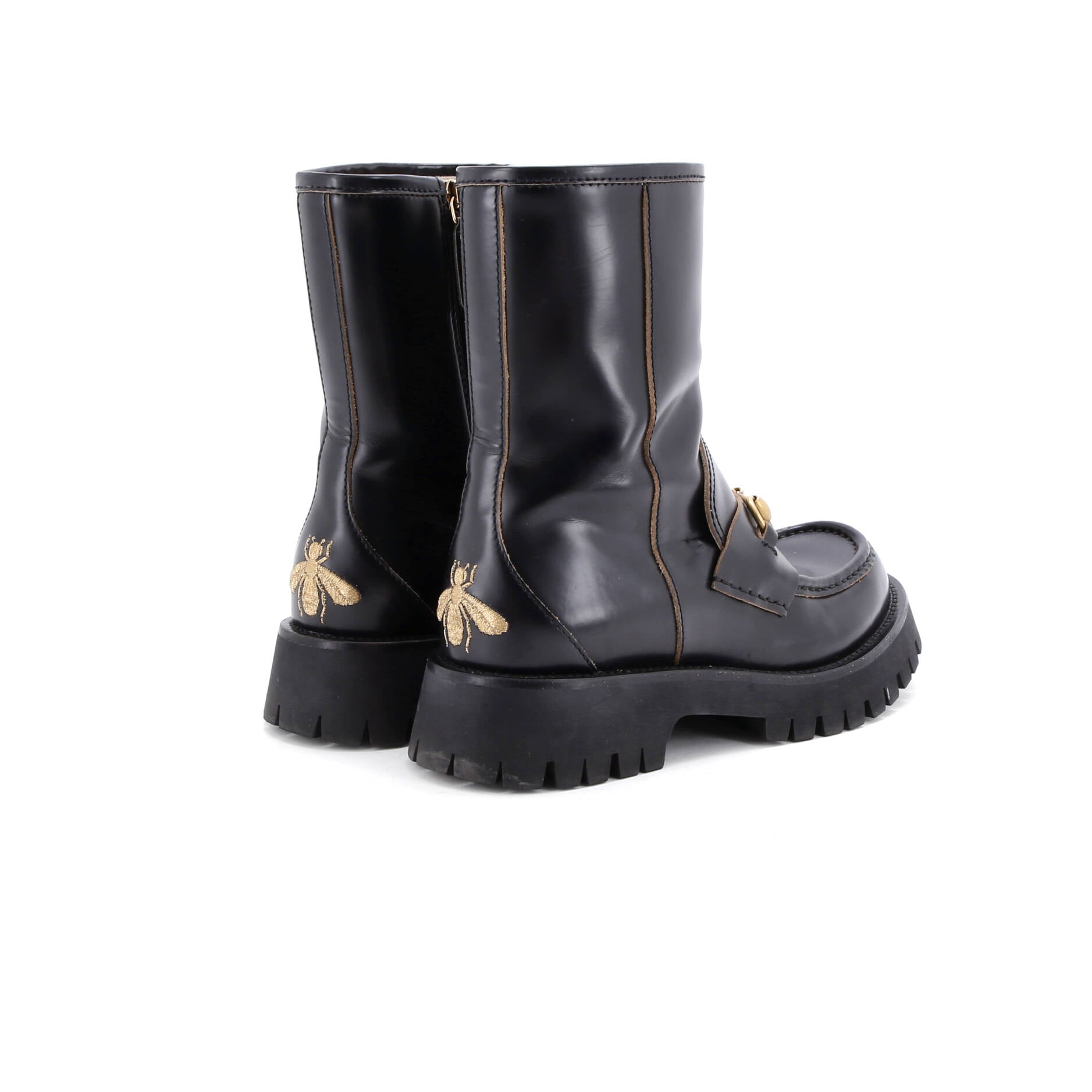 Women's Harald Horsebit Platform Ankle Boots Leather