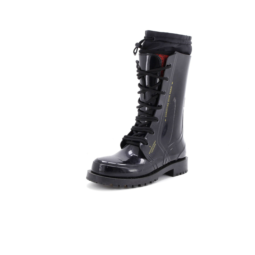 Women's Diorcamp Combat Rain Boots Rubber