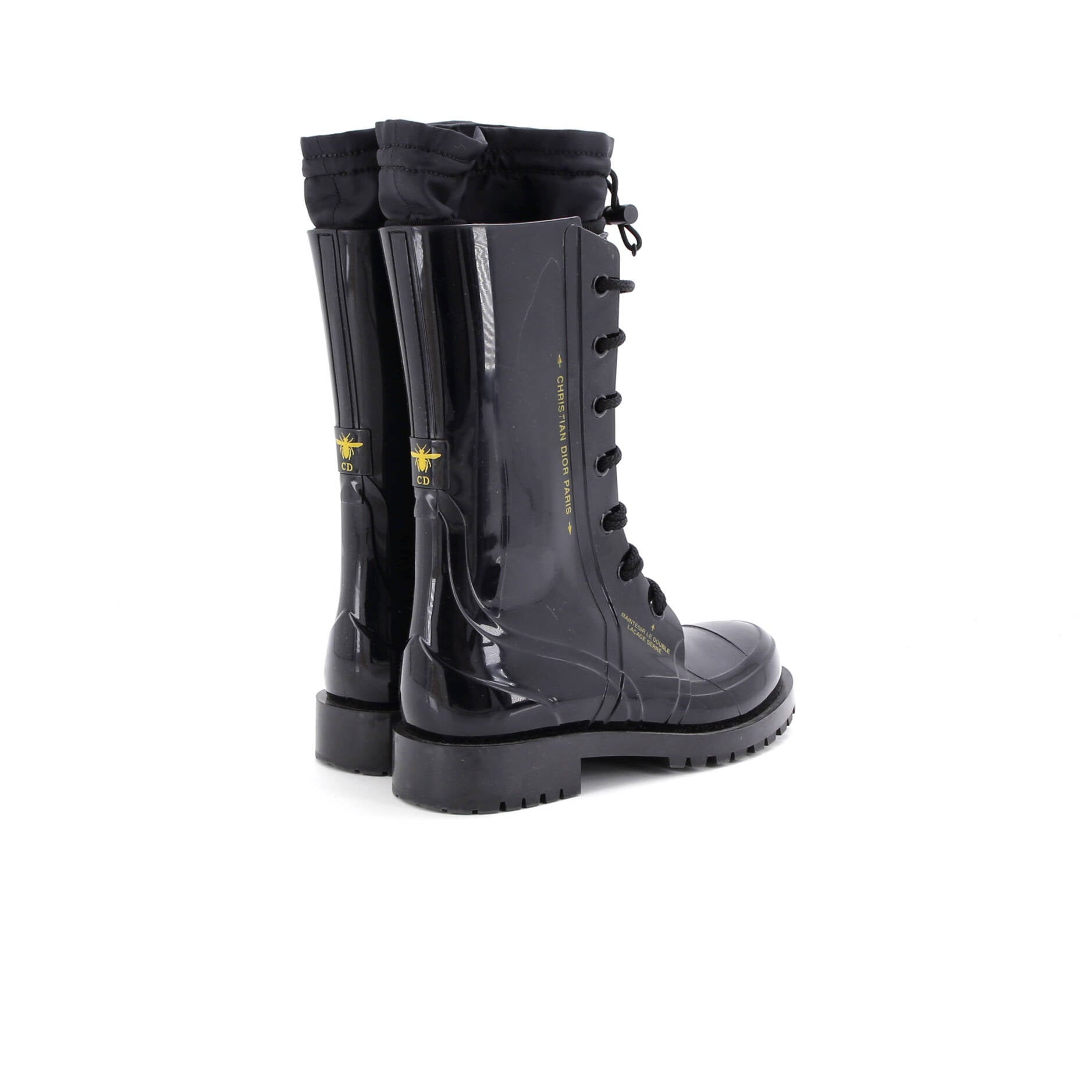Women's Diorcamp Combat Rain Boots Rubber