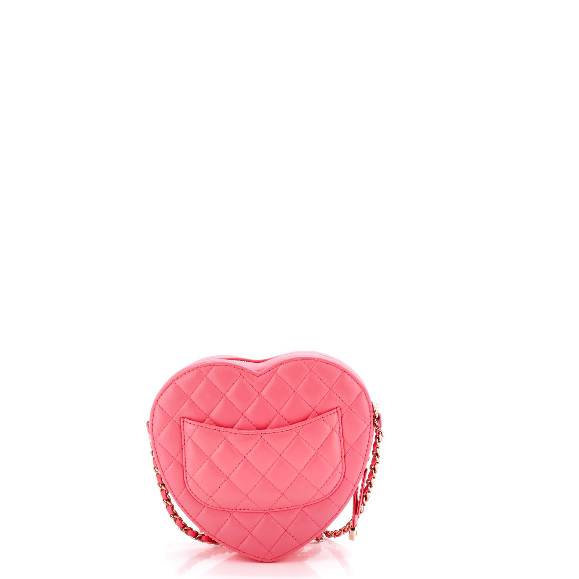 CC in Love Heart Bag Quilted Lambskin