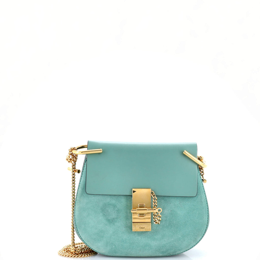Drew Crossbody Bag Leather and Suede Mini