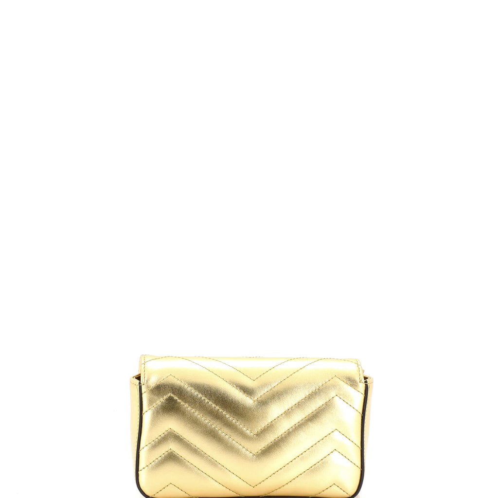GG Marmont Flap Bag Matelasse Leather Super Mini