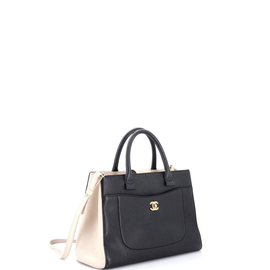 Neo Executive Tote Grained Calfskin Small