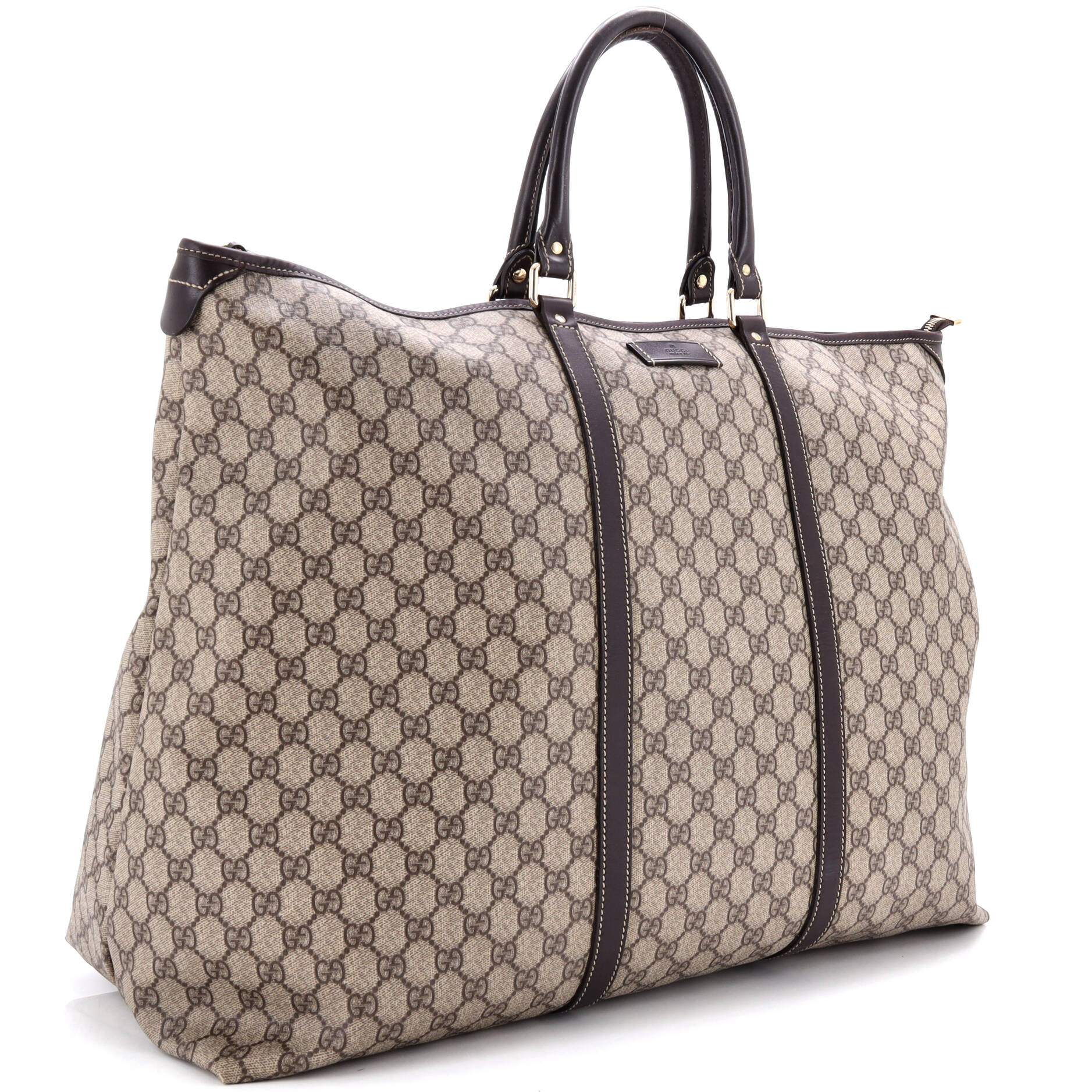 Joy Zip Top Tote GG Coated Canvas XL