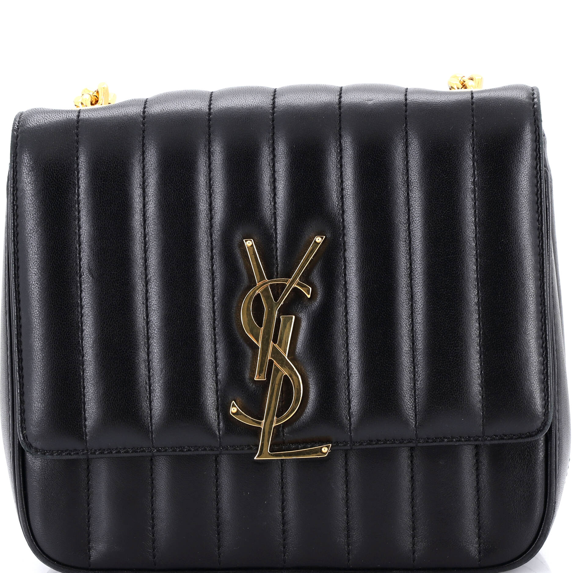 Vicky Crossbody Bag Vertical Quilted Leather Medium