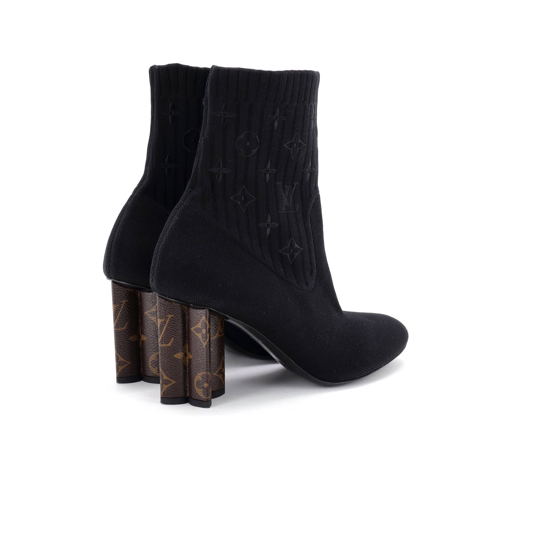 Women's Silhouette Ankle Boots Stretch Fabric