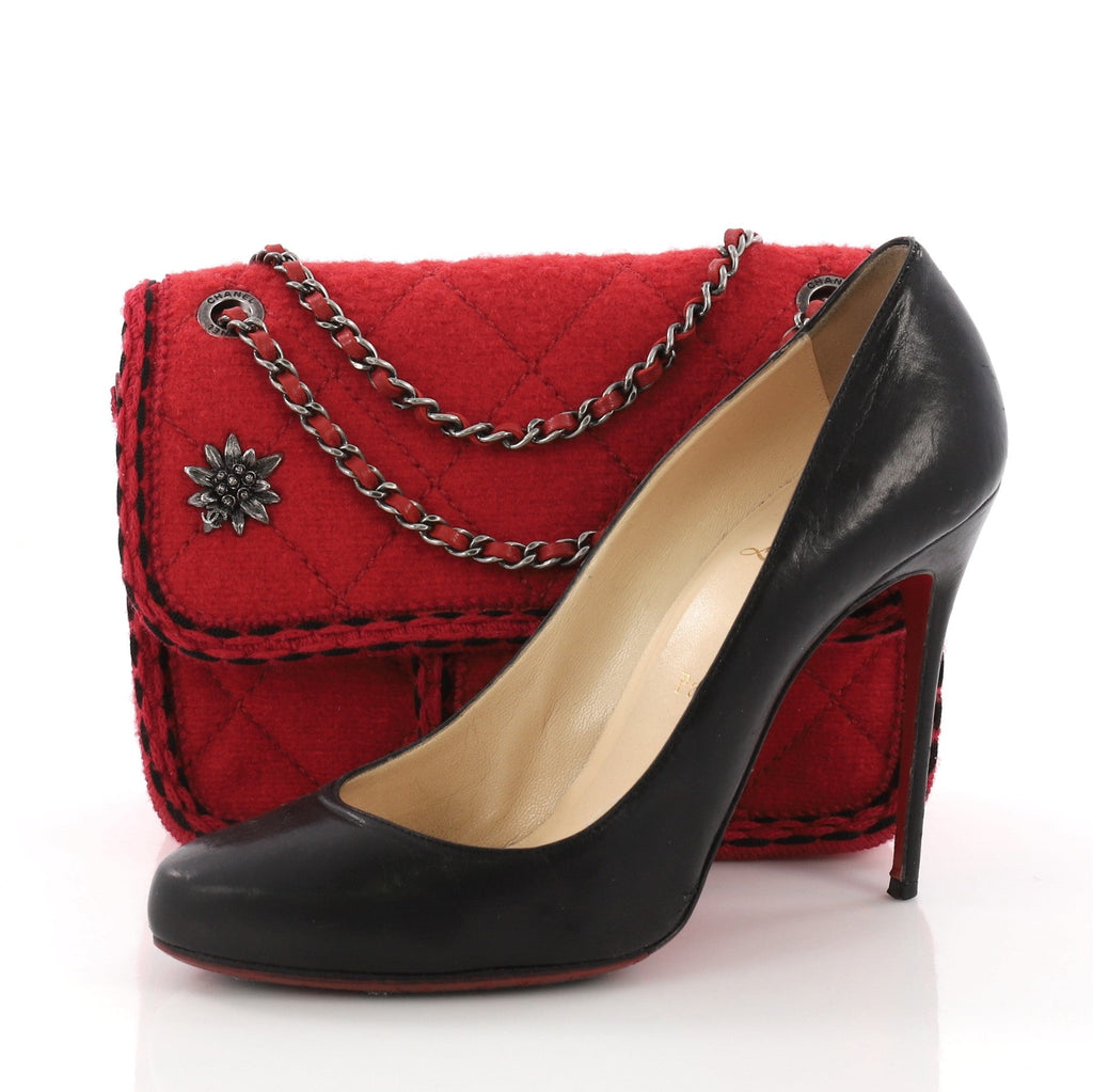 Paris-Salzburg Flap Bag Quilted Wool Mini