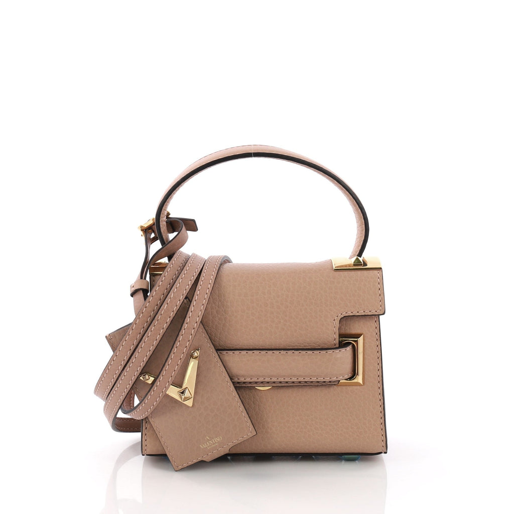 My Rockstud Satchel Leather Mini