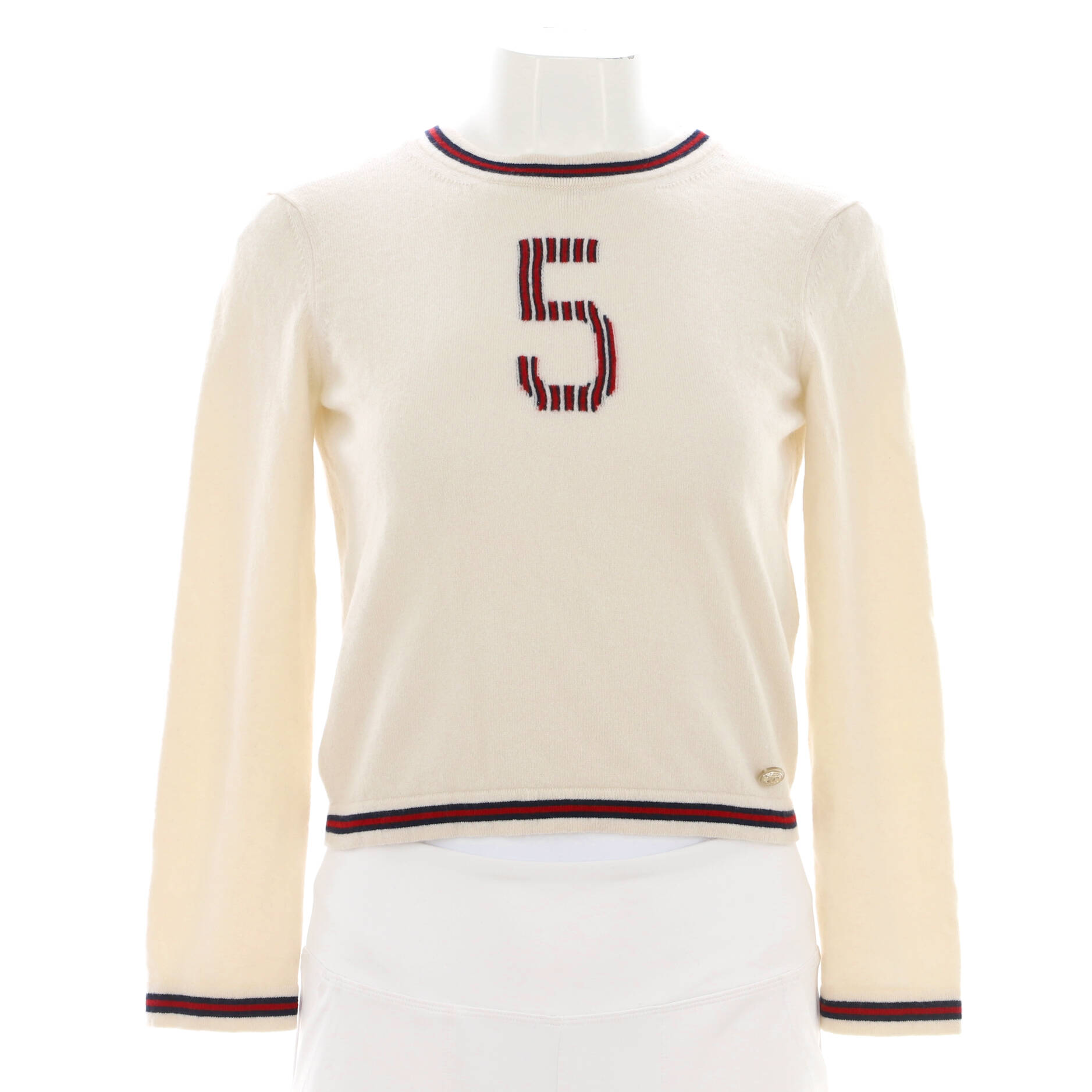 Women's No.5 Crewneck Sweater Cashmere