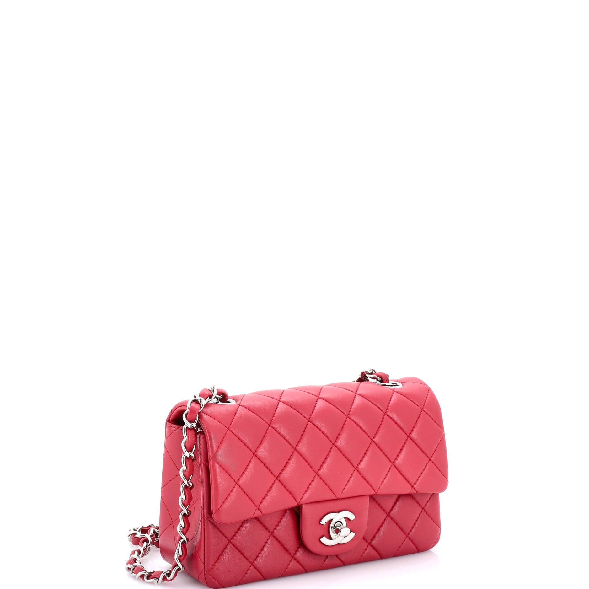 Classic Single Flap Bag Quilted Lambskin Mini