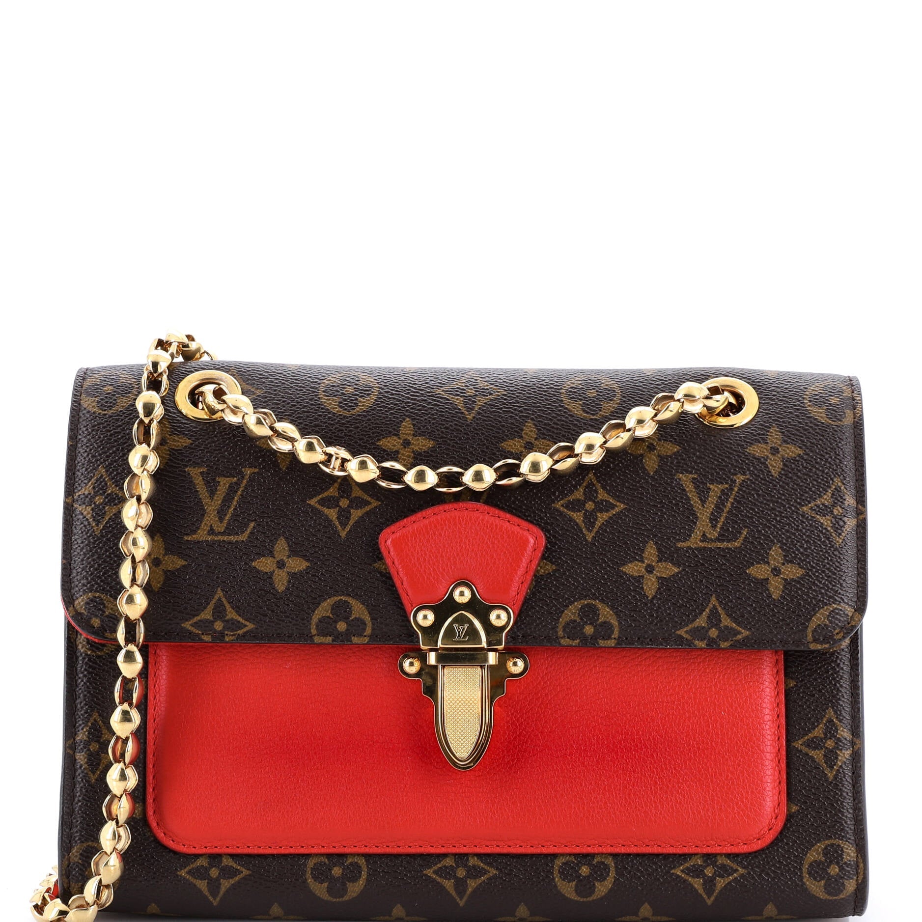Victoire Handbag Monogram Canvas and Leather