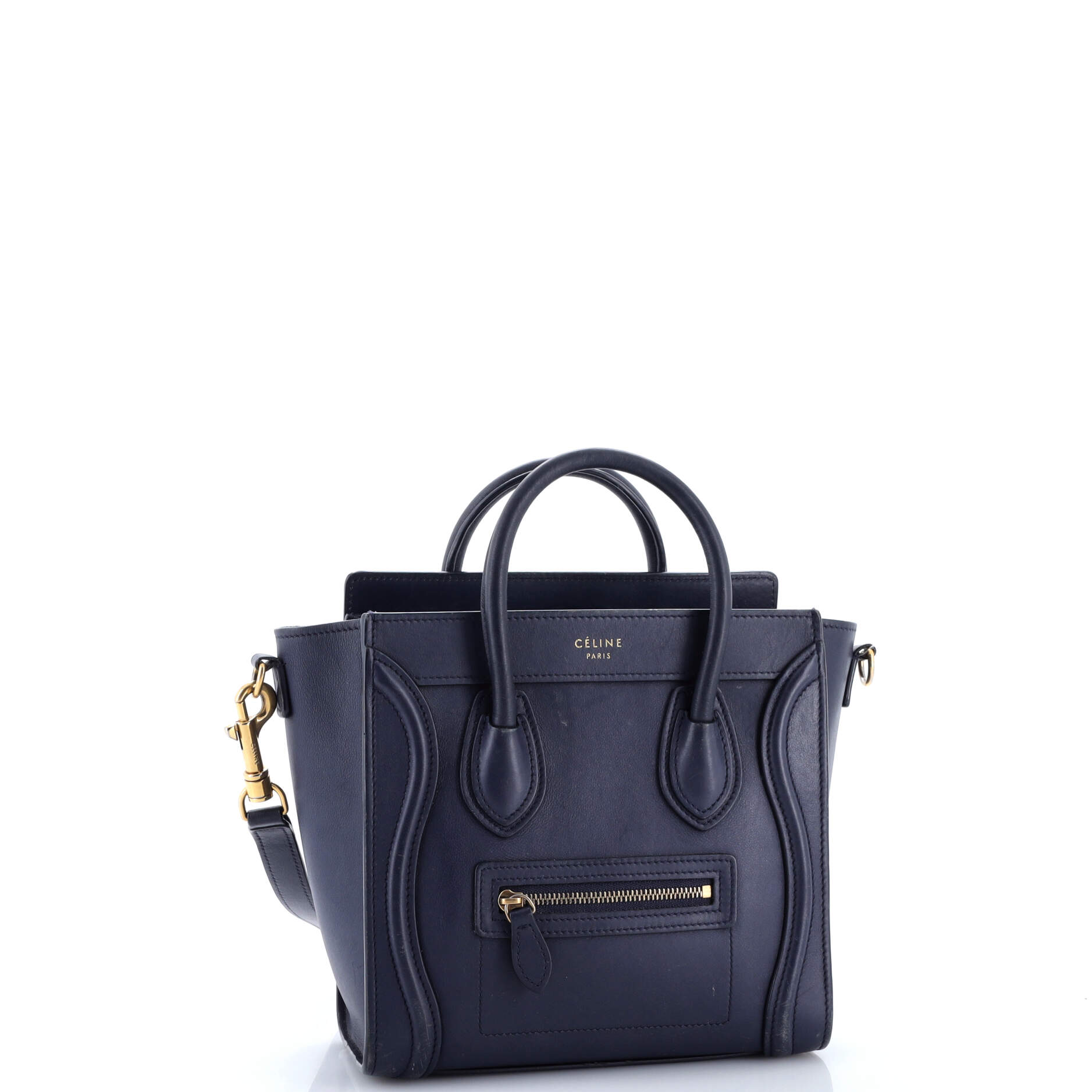 Luggage Bag Smooth Leather Nano