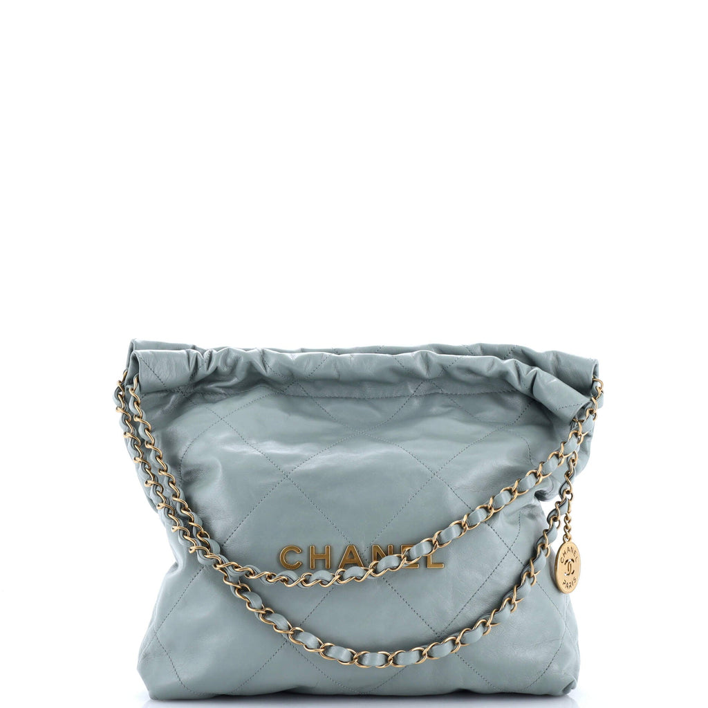 22 Chain Hobo Quilted Calfskin Small