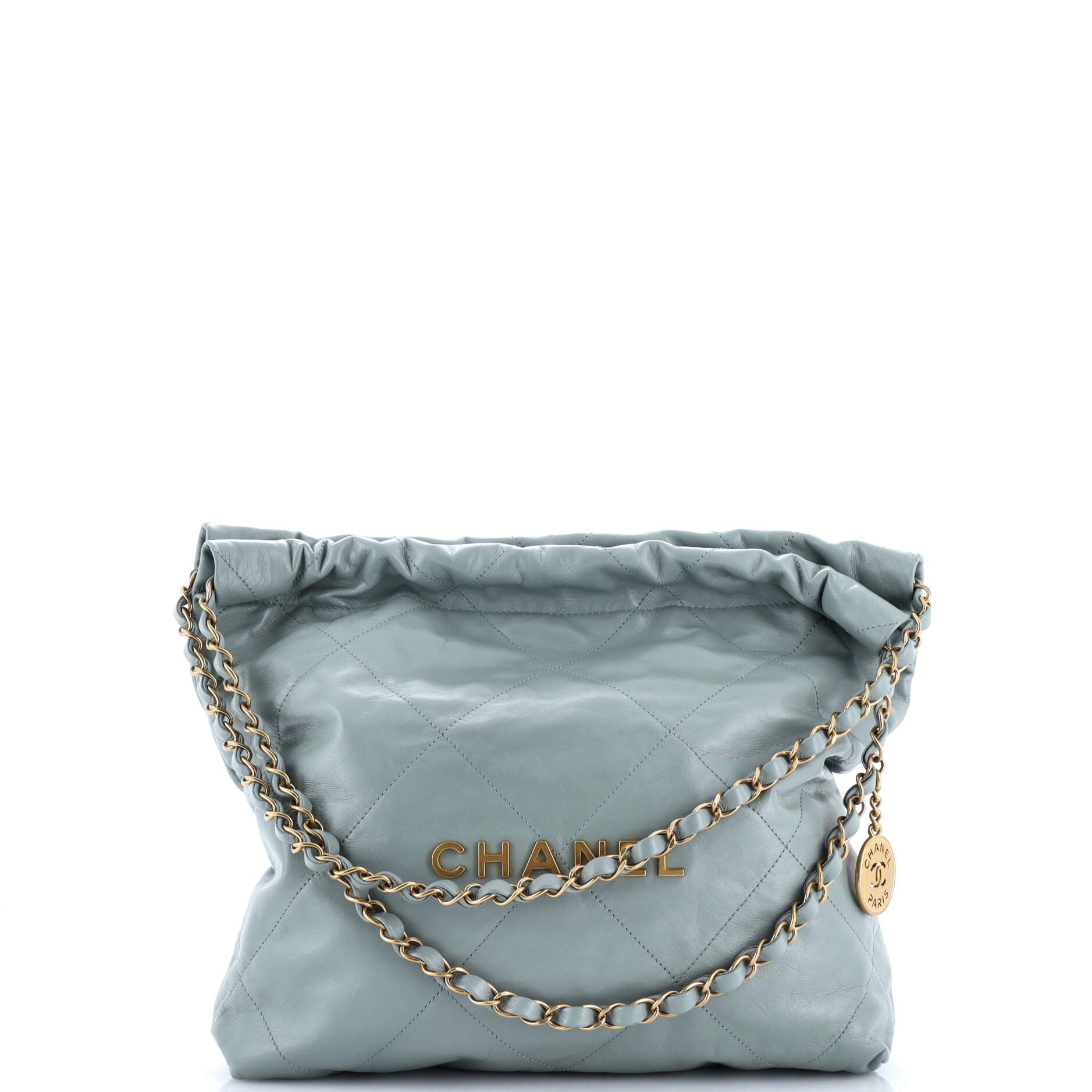 22 Chain Hobo Quilted Calfskin Small