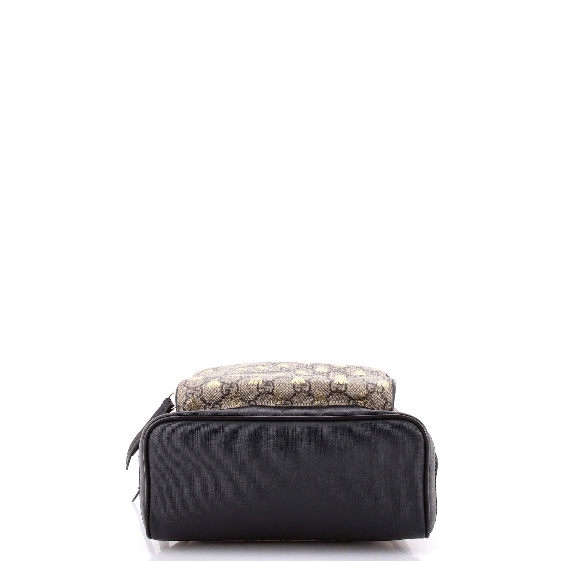Zip Pocket Backpack Printed GG Coated Canvas Small