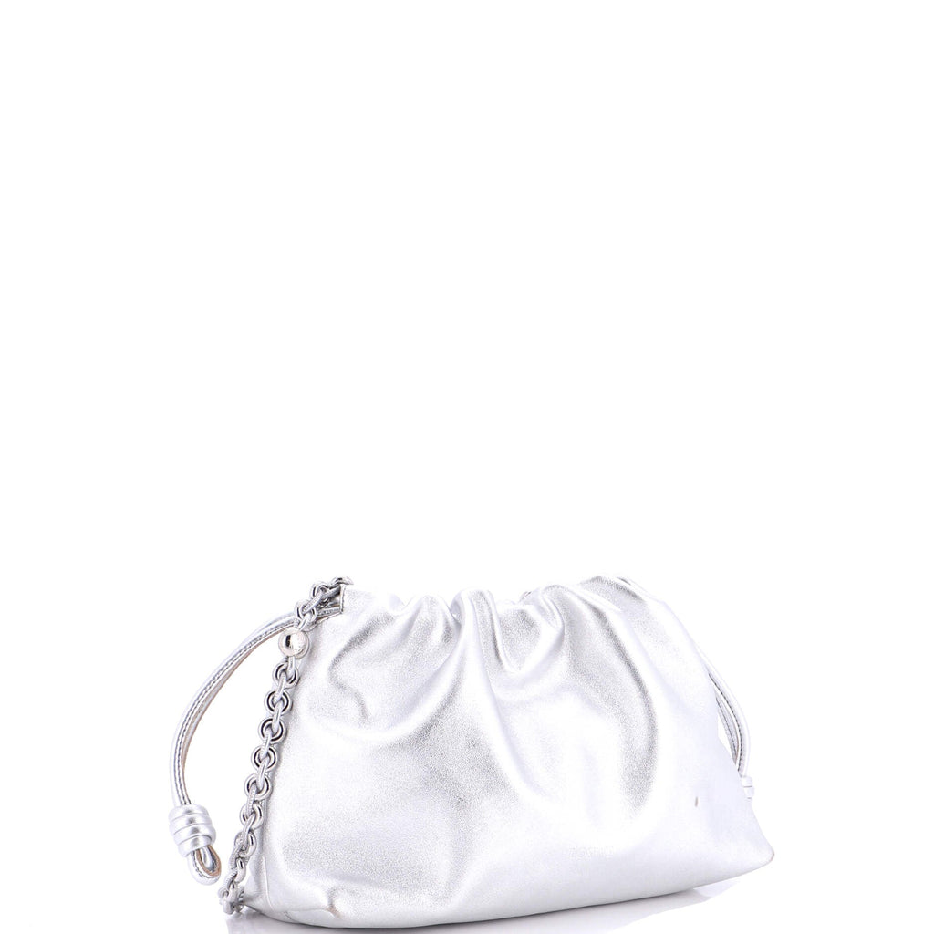 Flamenco Knot Chain Purse Bag Leather Medium