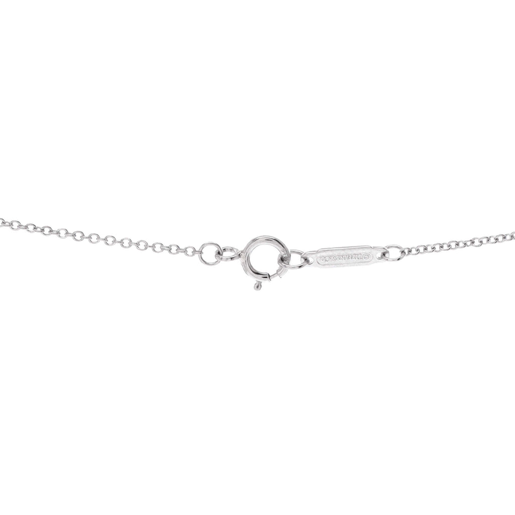 Cross Pendant Necklace Platinum and Diamonds Mini
