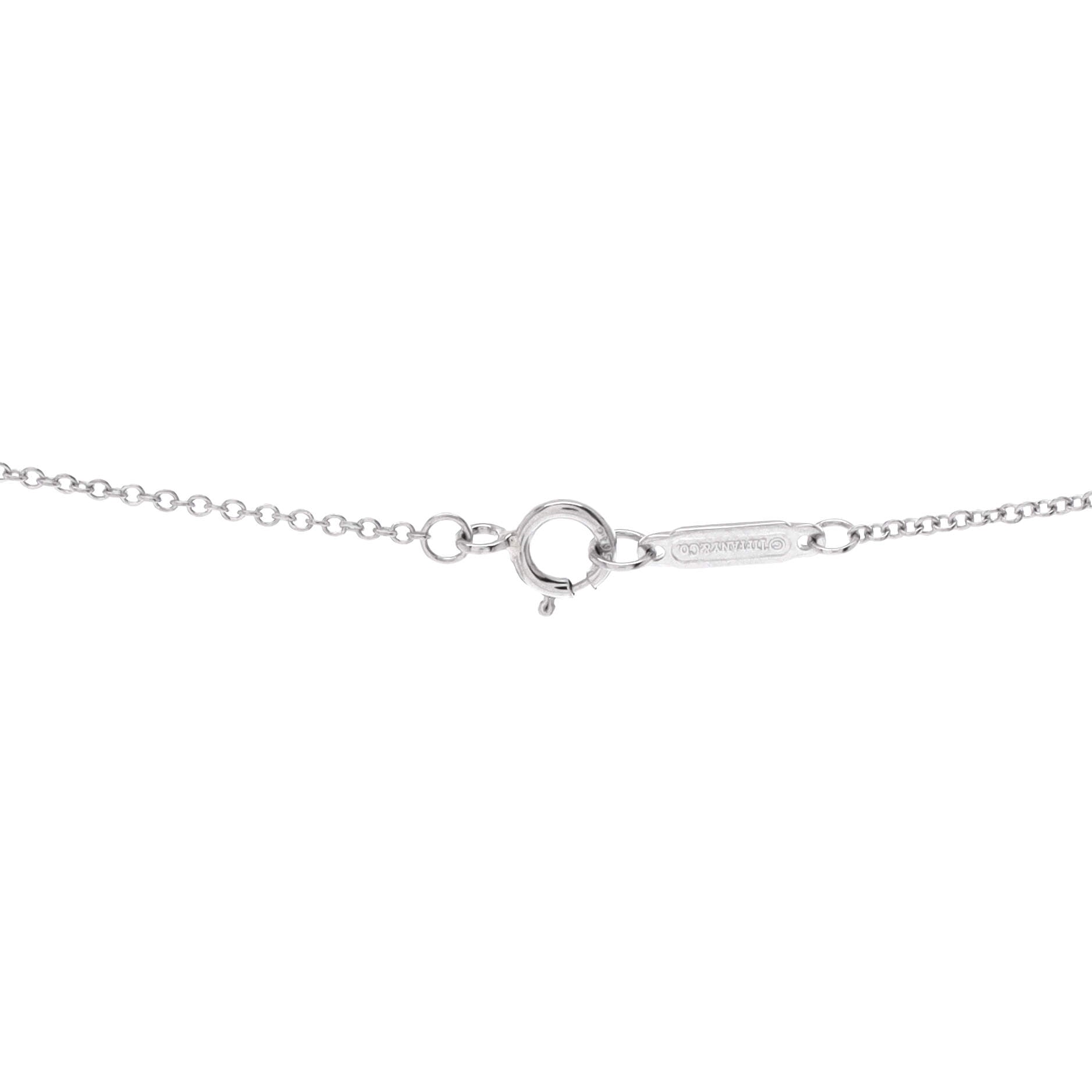 Cross Pendant Necklace Platinum and Diamonds Mini